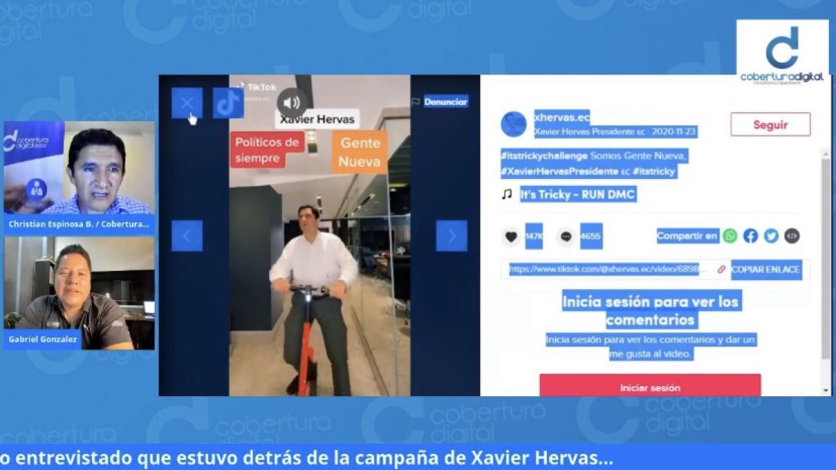 El candidato Tik Toker y cómo llegó a influir usando redes sociales